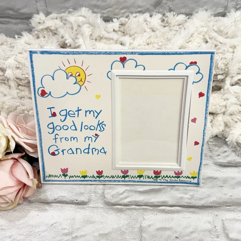 Vtg 90s Photo Picture Frame 